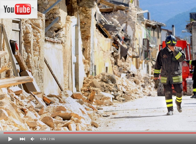 Video Terremoto Centro Italia 